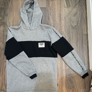 Black and Gray Puma Hoodie